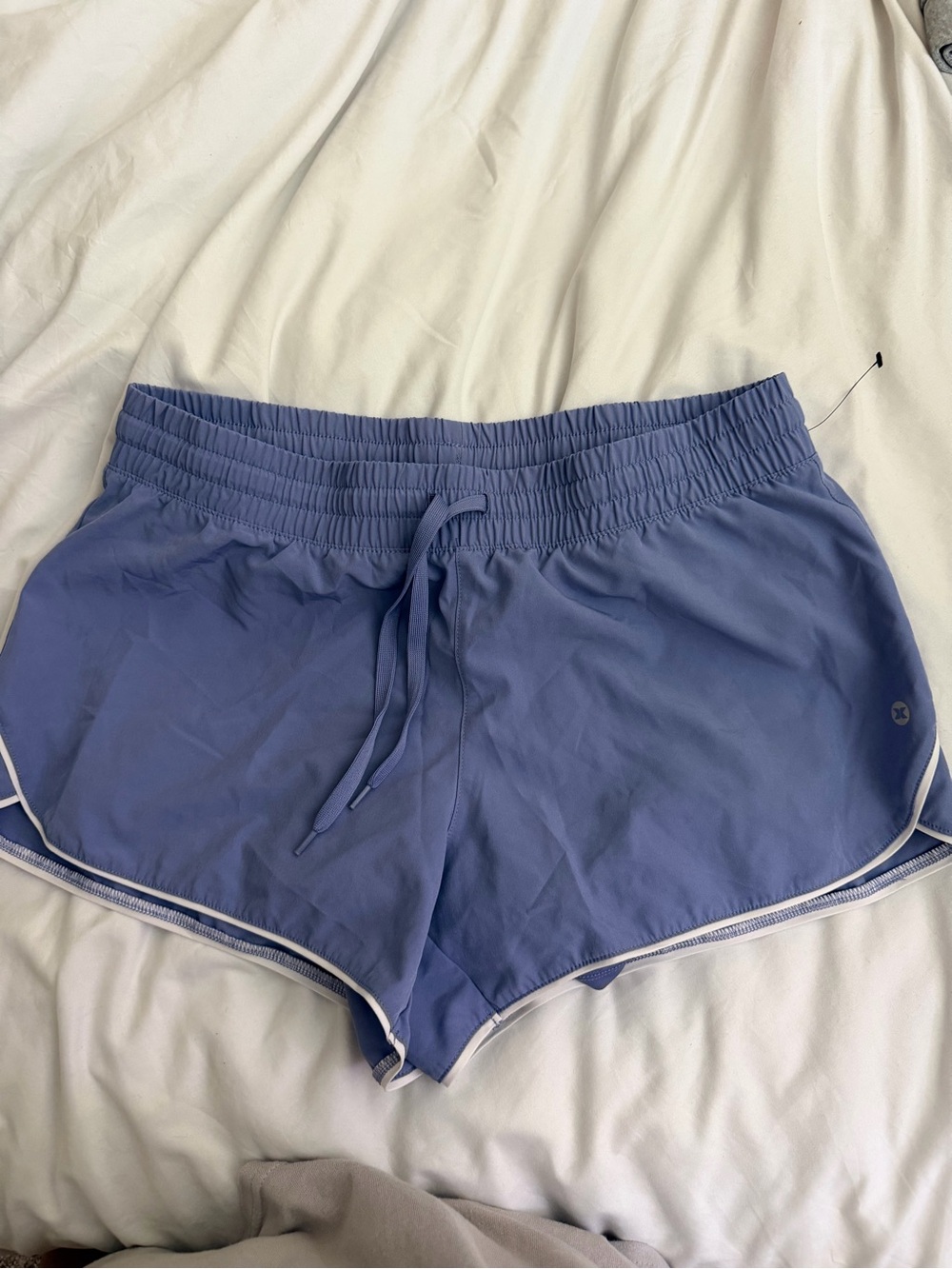 RBX Periwinkle Women's Athletic Drawstring Shorts